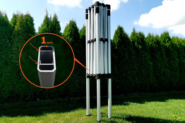 2x3 izstāžu lapene