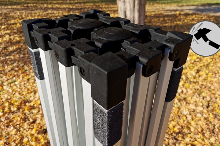 2mx3m dārza izstāžu paviljons