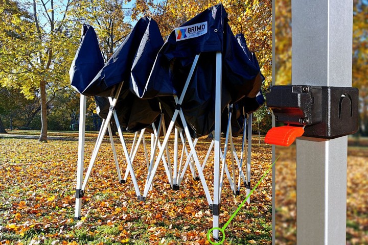 2mx3m Reklāmas šķērveida telts